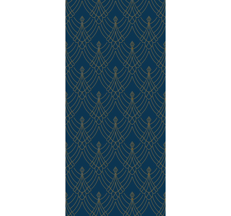 벽지 현대 우아한 잎 디자인 - TenStickers