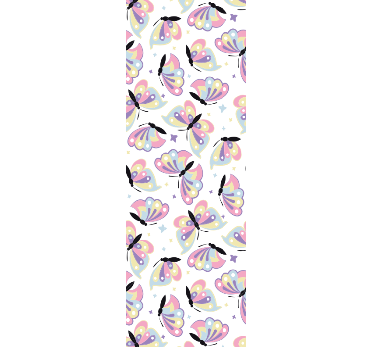 나비 배경 화면 다채로운 날개가 나는 - TenStickers