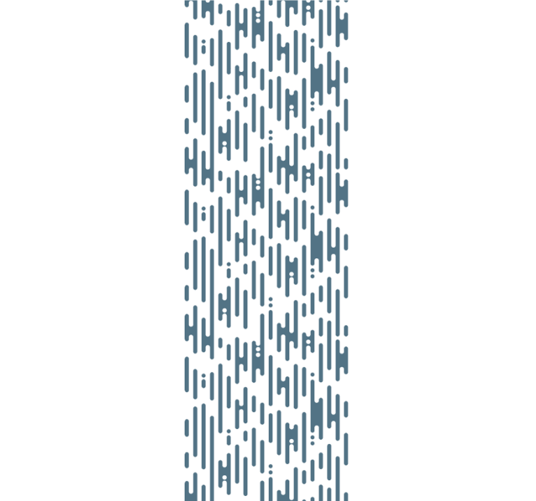 기하학적 벽지 추상 선 패턴 - TenStickers