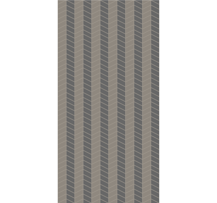 기하학적 벽지 지그재그 패턴 디자인 - TenStickers