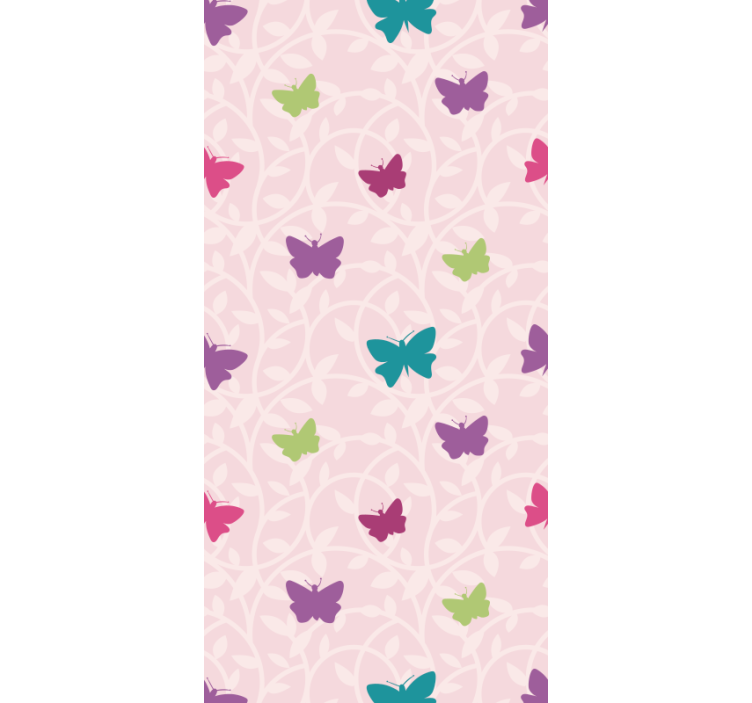 나비 배경 화면 화려하게 퍼지는 날개 - TenStickers