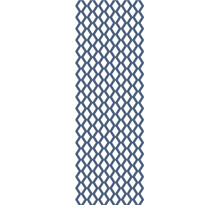 기하학적 벽지 다이아몬드 패턴 모티프 - TenStickers