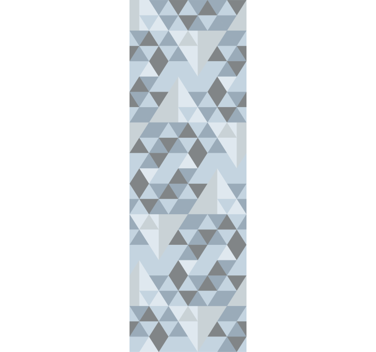 삼각형 벽지 기하학적 그라데이션 - TenStickers