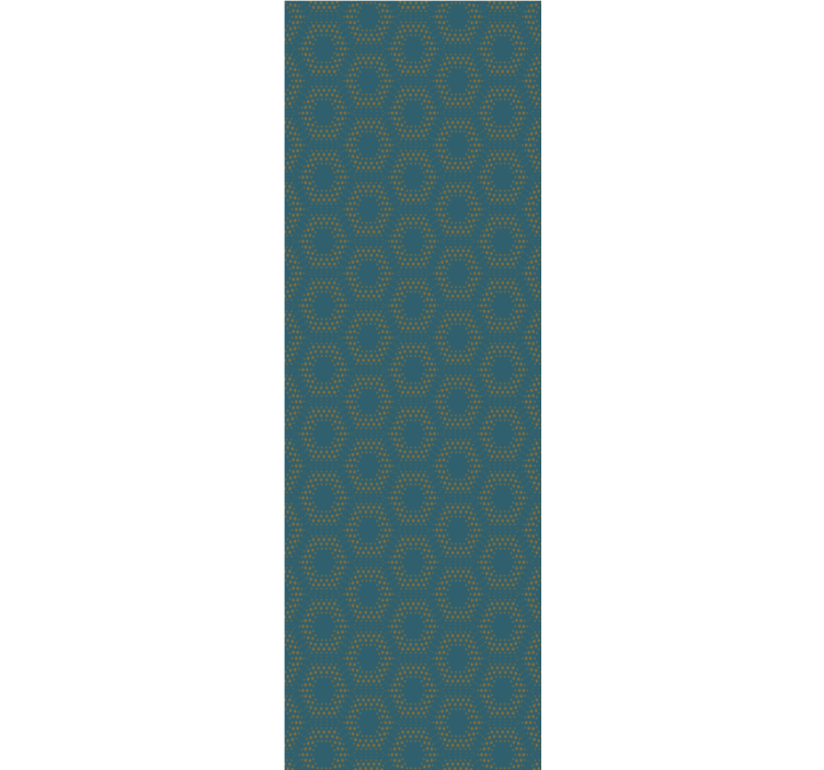 텍스처와 모티브가 있는 벽지 육각형 벌집 패턴 - TenStickers