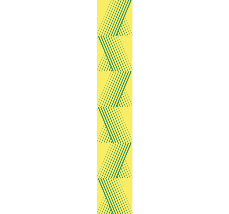 기하학적 벽지 대각선 줄무늬 - TenStickers