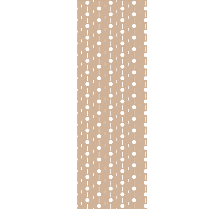 폴카 도트 벽지 원형 흰색 점 - TenStickers