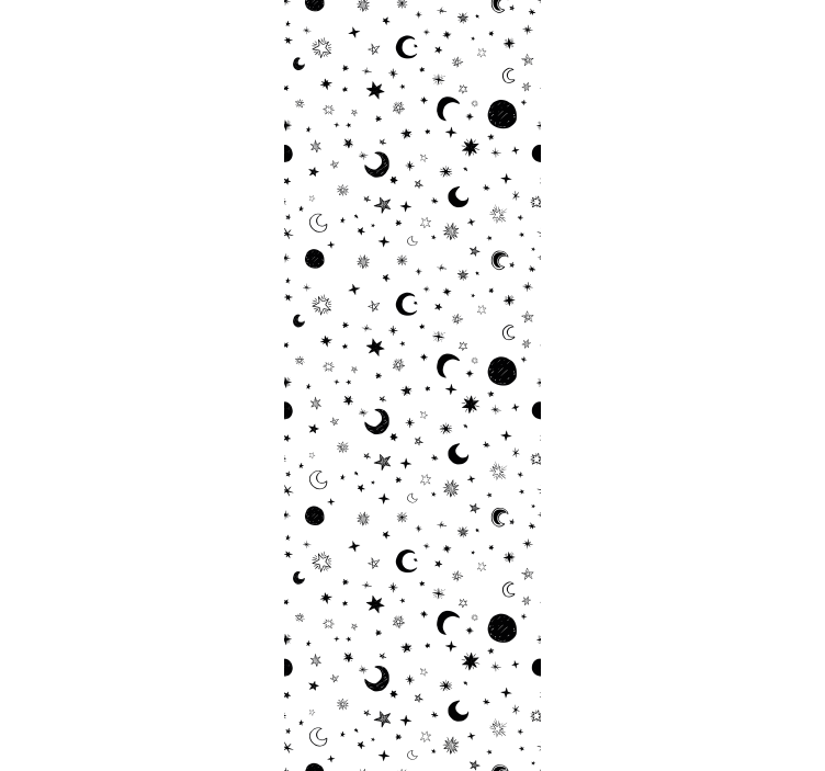 별이 있는 벽지 천체의 밤하늘 - TenStickers