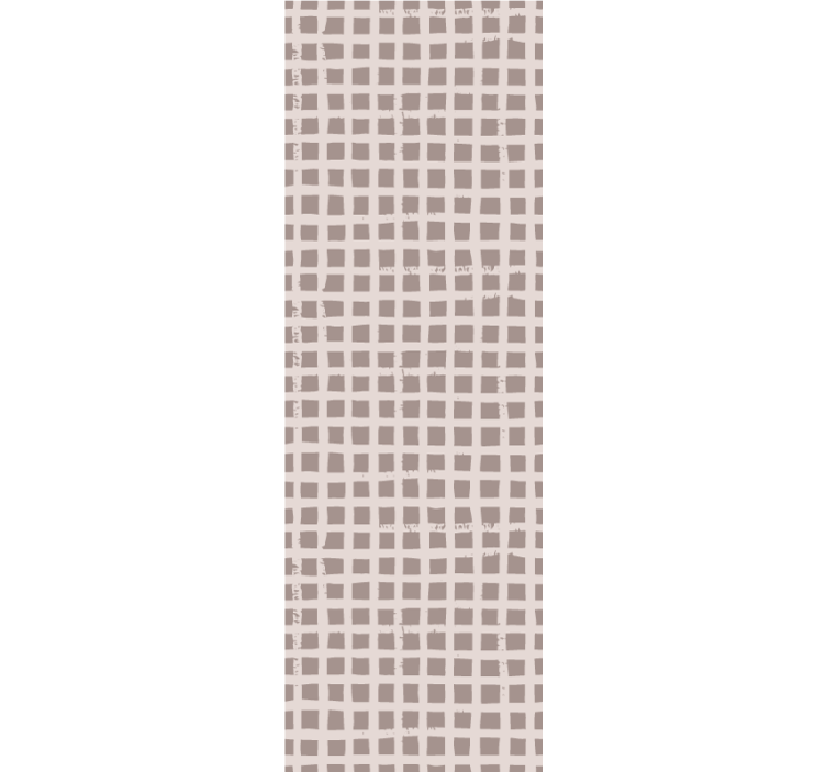 텍스처와 모티브가 있는 벽지 격자 사각형 디테일 - TenStickers