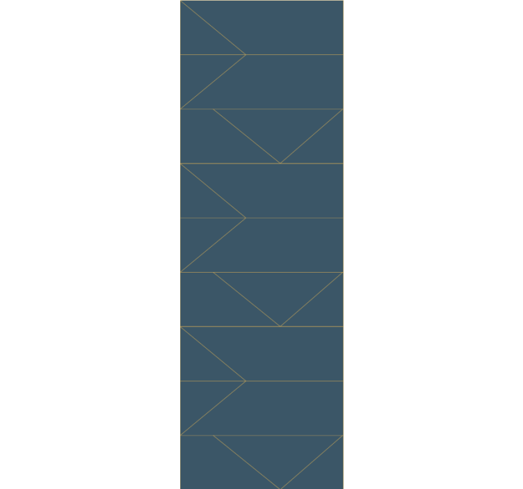 거실 배경 화면 기하학적 화살표 형태 - TenStickers