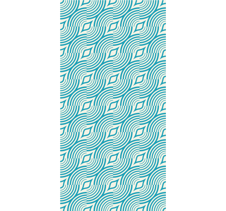 배경 화면 요약 흐르는 파도 형태 - TenStickers