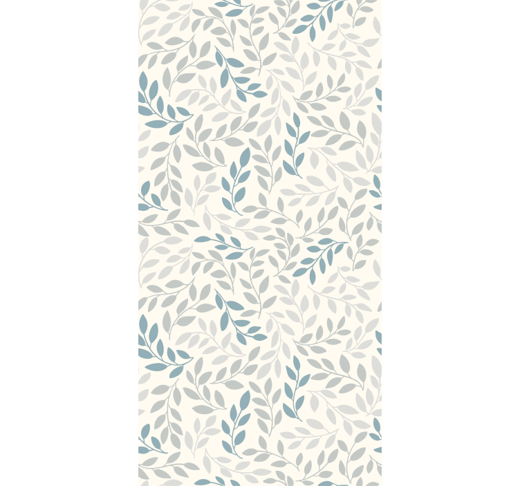 나뭇잎이 있는 벽지 우아한 잎 배열 - TenStickers