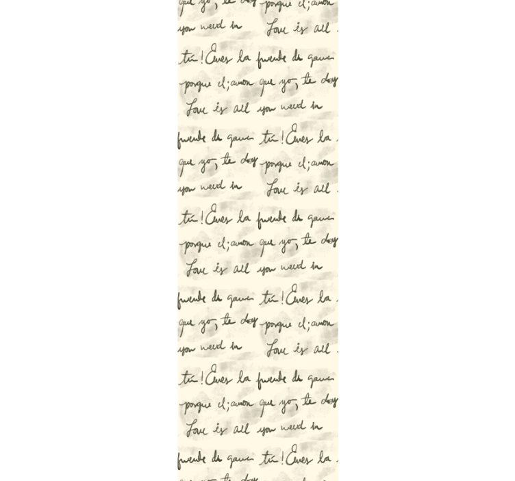 문자가 새겨진 벽지 손글씨 사랑 명언 - TenStickers