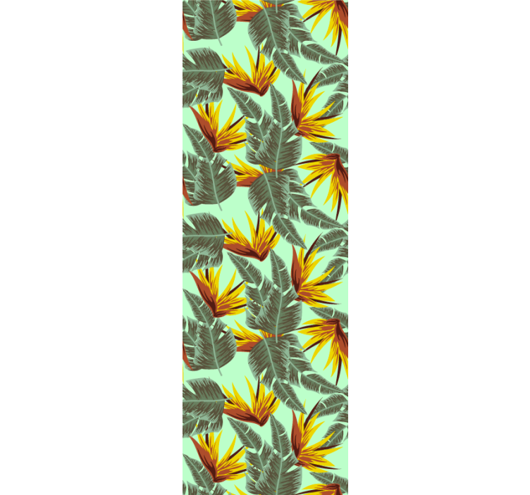 벽지 텍스처 자연 열대 식물 폭발 - TenStickers