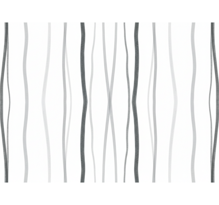 다른 질감 벽지 우아한 회색 줄무늬 - TenStickers