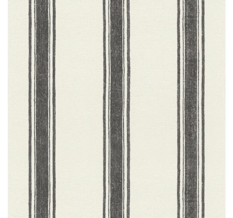 기하학적 벽지 블랙 외교적 스트레이트 - TenStickers