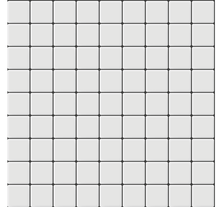 거실 배경 화면 흰색 사각 타일 - TenStickers