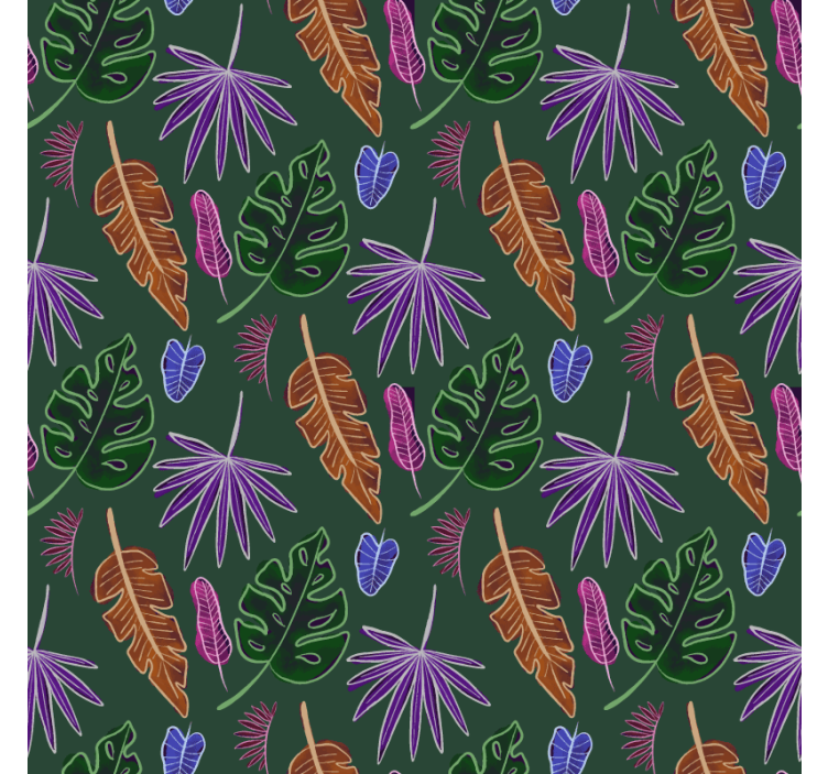 침실 벽지 기하학적 네온 패턴 - TenStickers