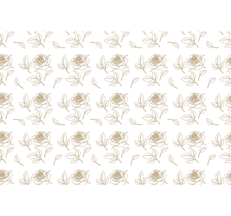 장식용 벽지 우아한 장미 패턴 - TenStickers