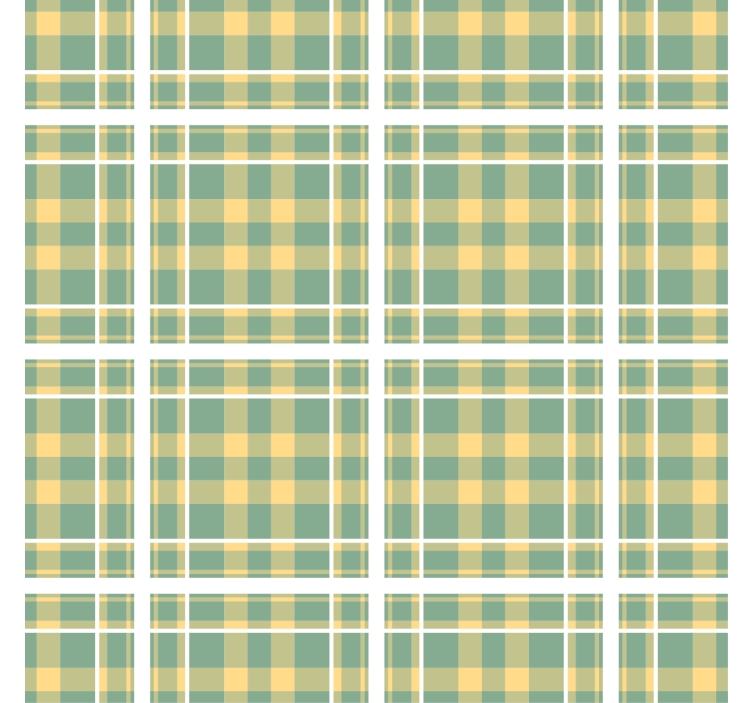 침실 벽지 체크무늬 프린트 커버 - TenStickers