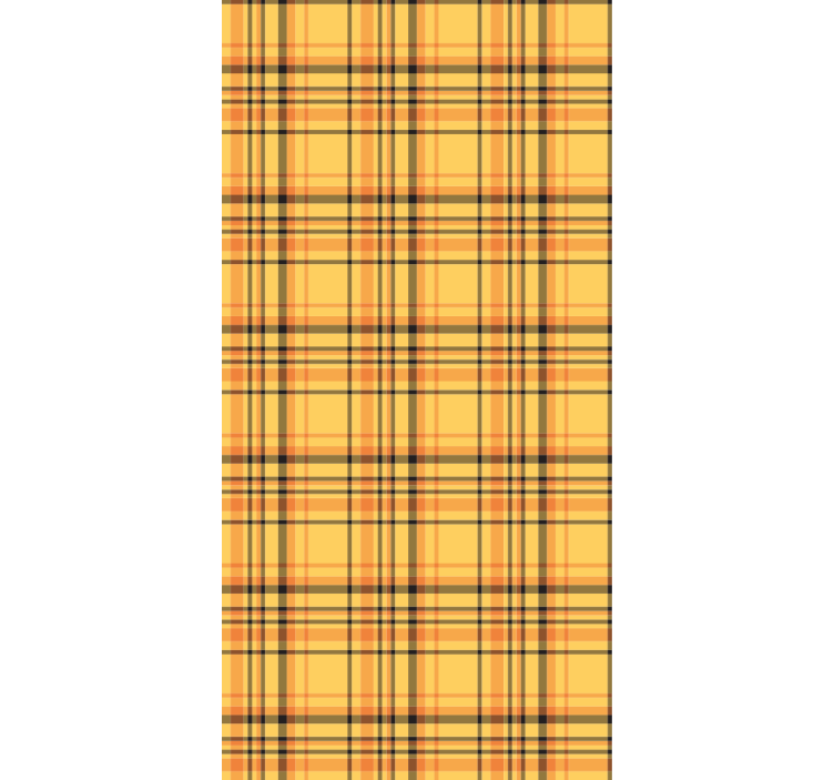 침실 벽지 체크 패브릭 커버 - TenStickers