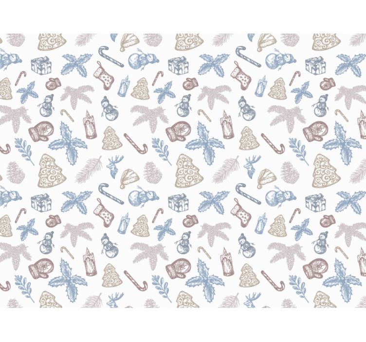 크리스마스 벽지 크리스마스 시즌 - TenStickers