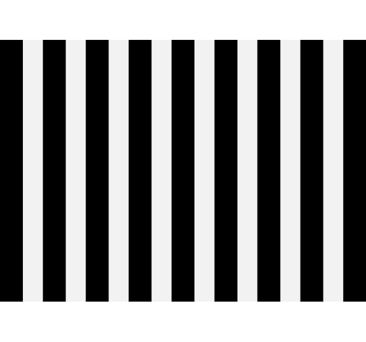 사무실 벽지 세로 검은 줄무늬 - TenStickers