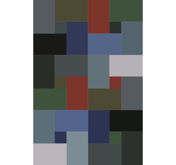 사무실 벽지 단색 현대 타일 - TenStickers