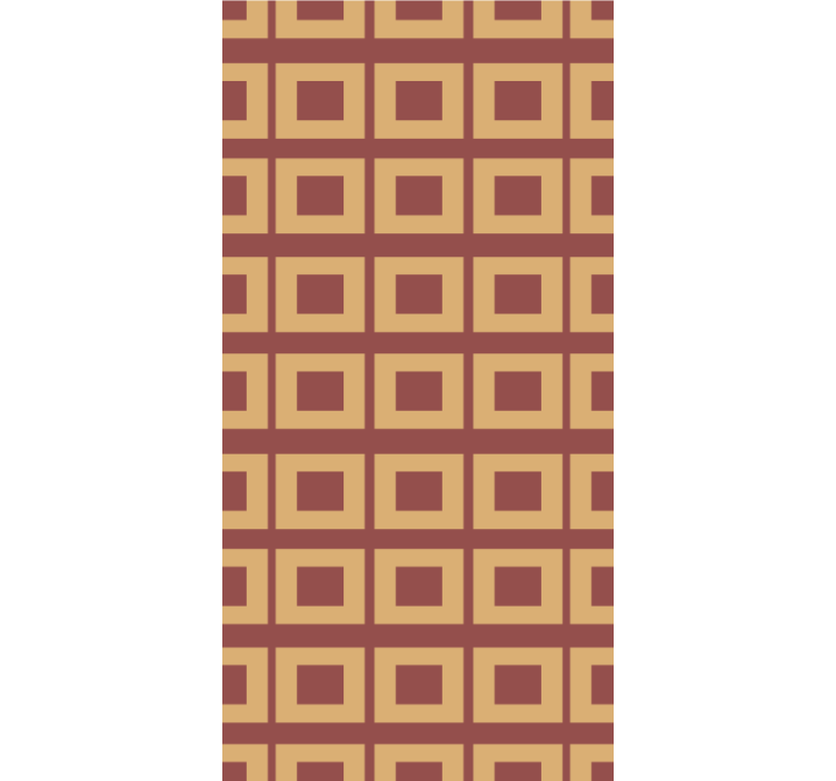 레스토랑 배경 벽지 기하학적 사각형 - TenStickers