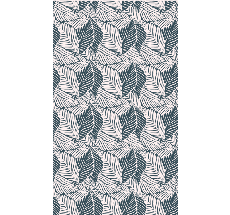 벽지 텍스처 자연 풍성한 잎 패턴 - TenStickers