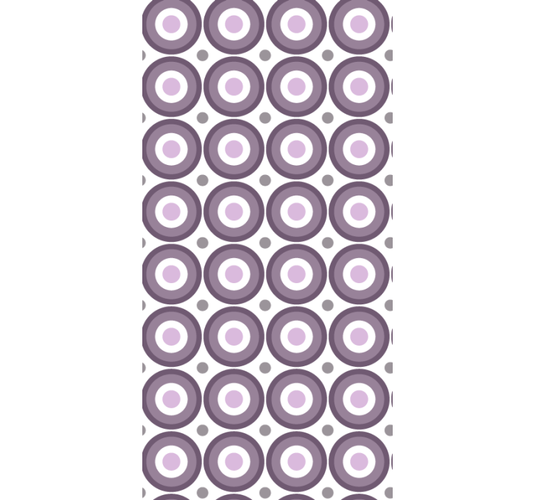 다른 질감 벽지 라일락 70년대 스타일 - TenStickers