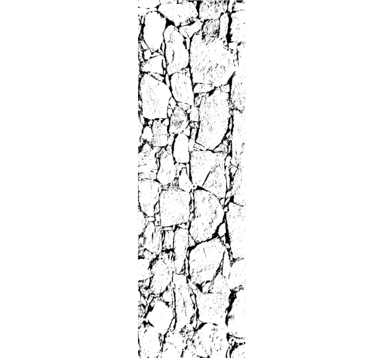 대리석 질감 벽지 균열 있는 회색 스타일 - TenStickers