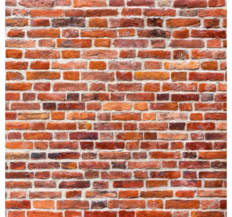 돌 효과 벽지 전통적인 붉은색 느낌 - TenStickers