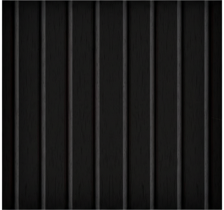 거실 배경 화면 러스틱 블랙 패널 - TenStickers