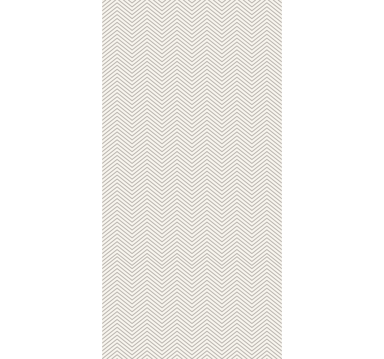 빨간색 벽지 회색 선 디자인 - TenStickers