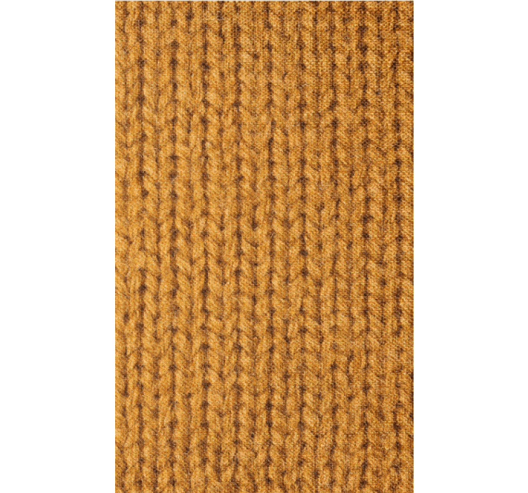 거실 배경 화면 오렌지 자연 섬유 모방 - TenStickers