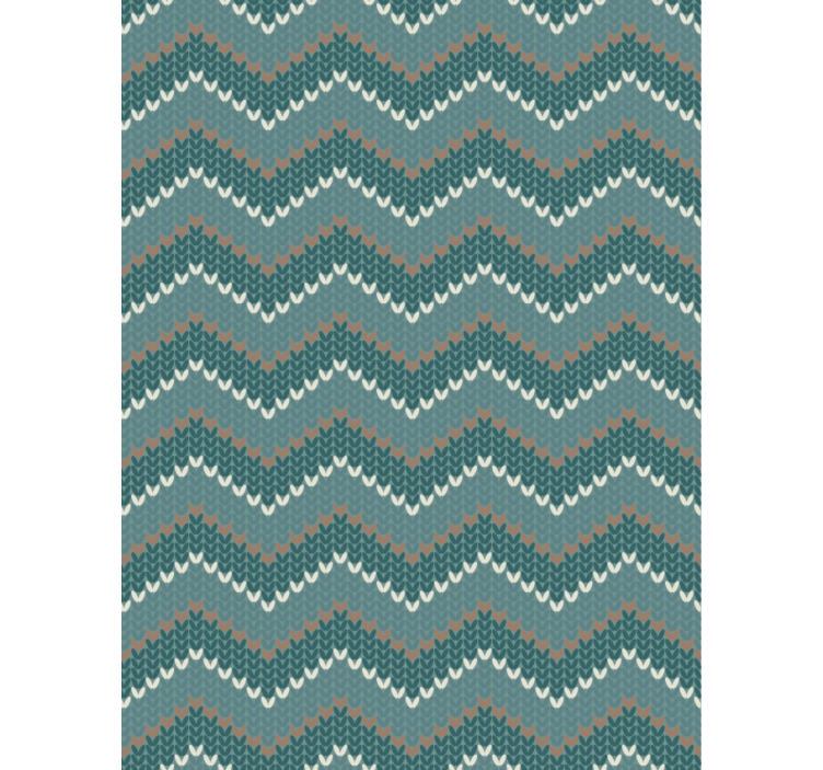 거실 배경 화면 블루 내추럴 섬유 모사 - TenStickers