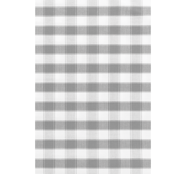 거실 배경 화면 클래식 체크무늬 패턴 - TenStickers