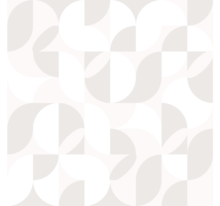 벽지 현대 레트로 화이트 톤 - TenStickers