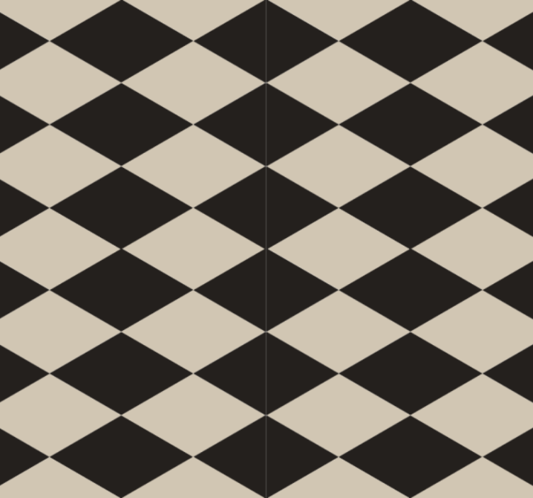 주방 벽지 다이아몬드 에드워드 - TenStickers