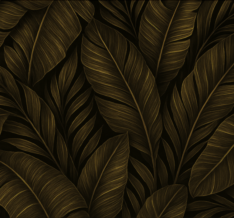 거실 배경 화면 금색 포인트 벽지 - TenStickers