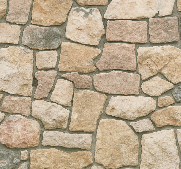 거실 배경 화면 베이지 돌무늬 - TenStickers