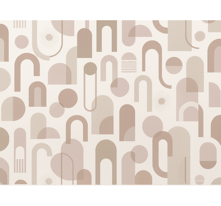 마스터 침실 벽지 현대 패턴 - TenStickers