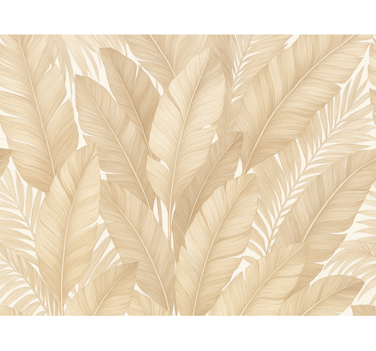 마스터 침실 벽지 부드러운 식물 패턴 - TenStickers