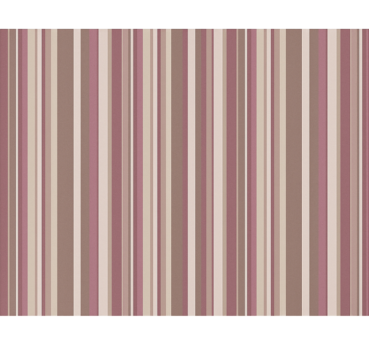 마스터 침실 벽지 분홍색 스트라이프 - TenStickers