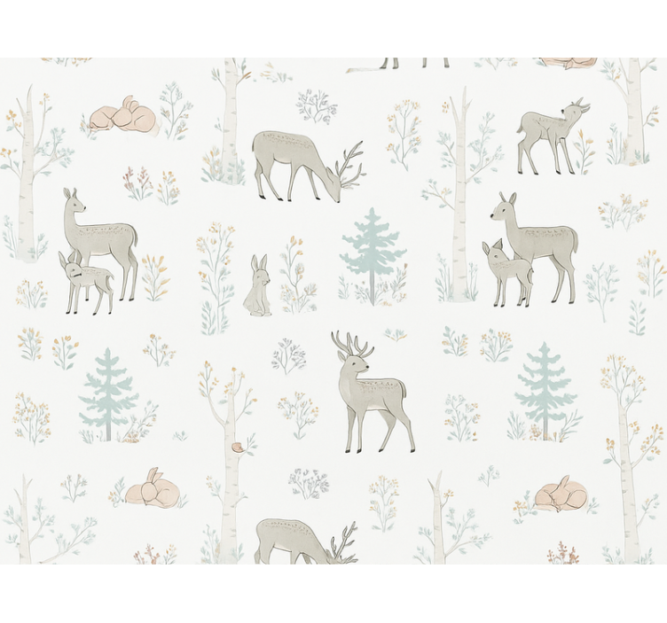 마스터 침실 벽지 아동용 꽃무늬 - TenStickers