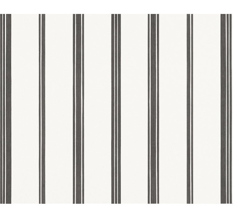 거실 배경 화면 블랙 스트라이프 - TenStickers