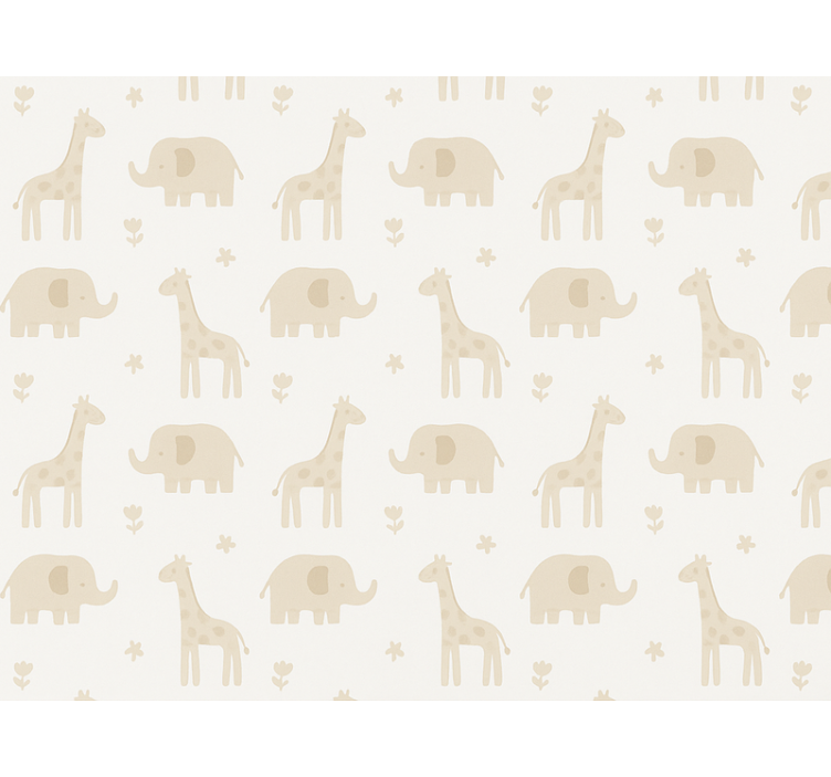 아이의 침실 벽지 아이 중성 스트라이프 패턴 - TenStickers