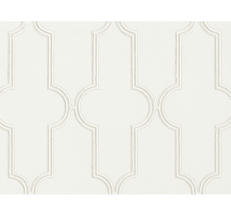 마스터 침실 벽지 화이트 패널 - TenStickers