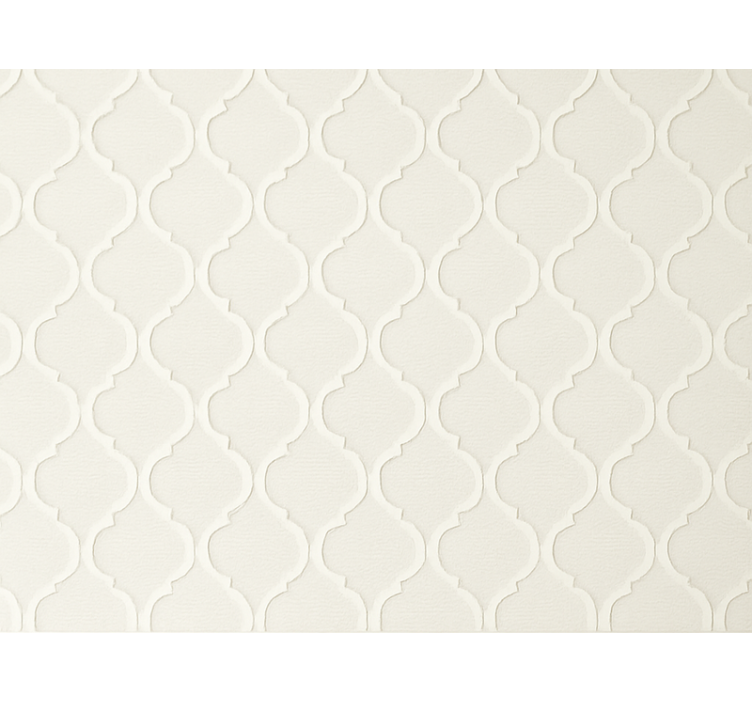 거실 배경 화면 우아한 오프 화이트 미니멀 디자인 - TenStickers