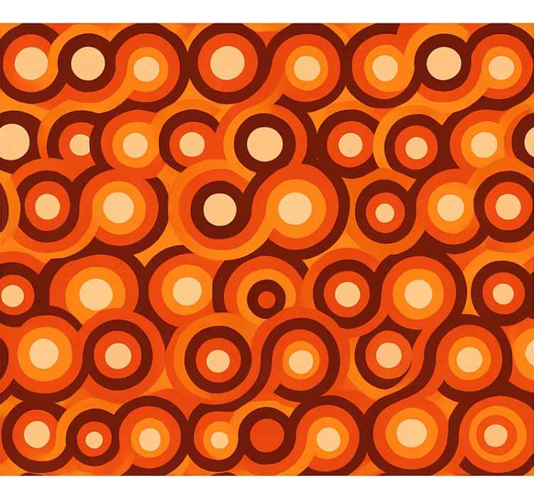 거실 배경 화면 추상 현대 따뜻한 색상 인물 - TenStickers